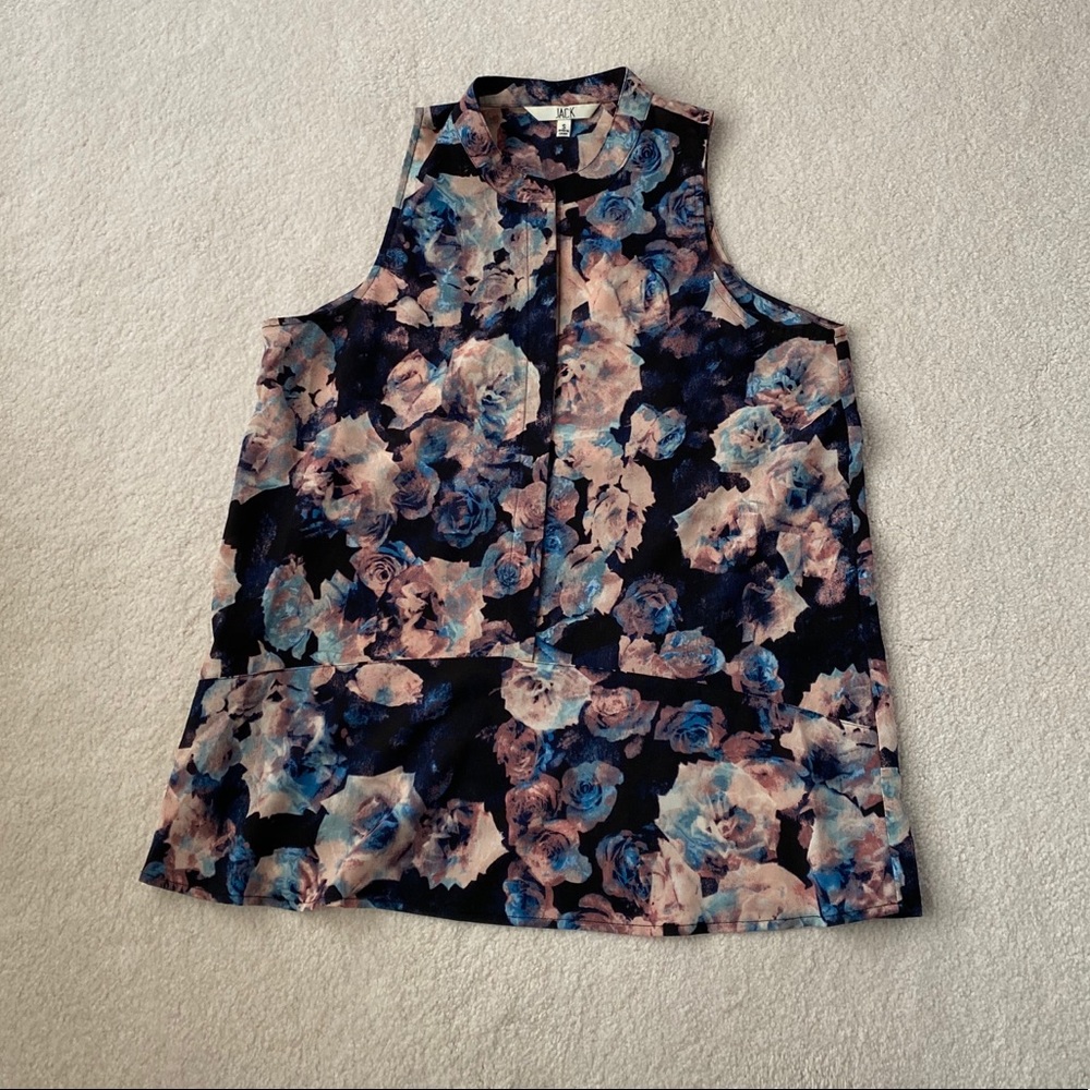 Jack floral sleeveless blouse